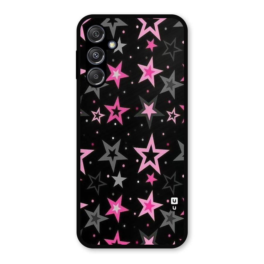 Star Outline Metal Back Case for Galaxy M34 5G