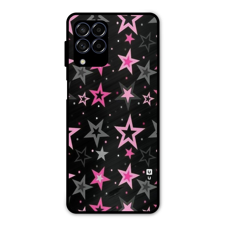 Star Outline Metal Back Case for Galaxy M53 5G