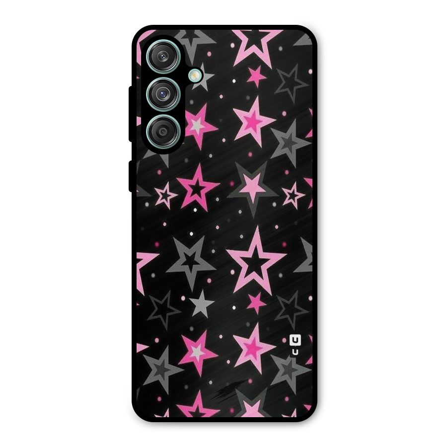 Star Outline Metal Back Case for Galaxy M55 5G