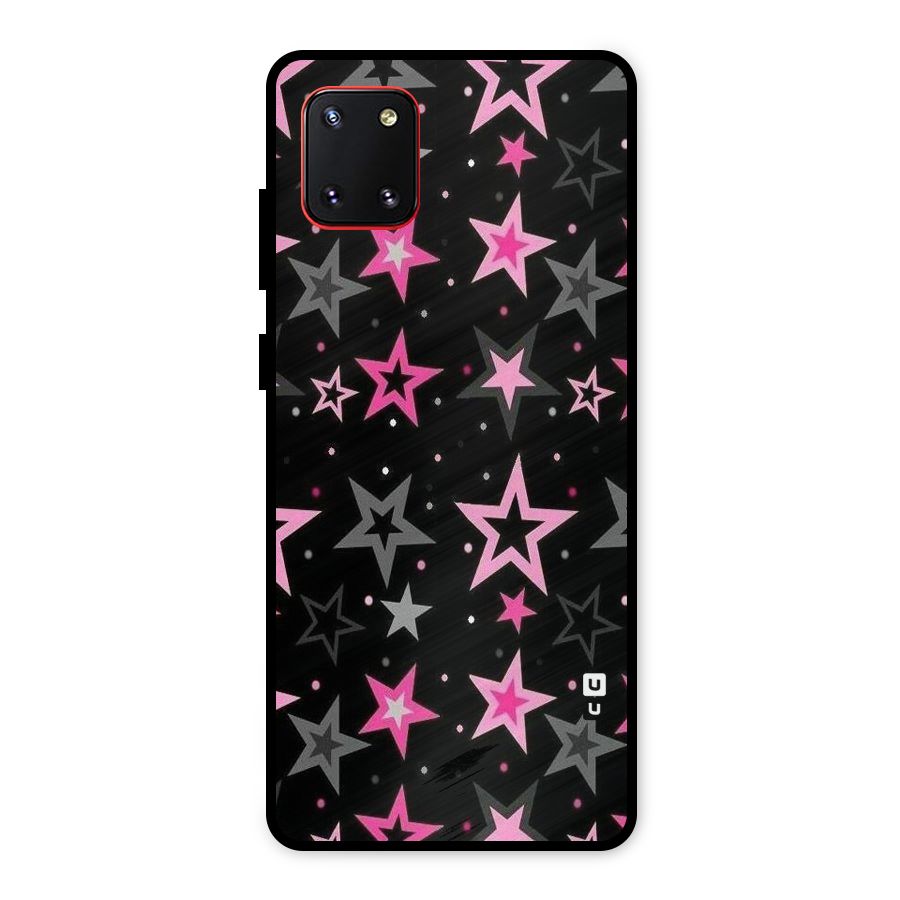 Star Outline Metal Back Case for Galaxy Note 10 Lite