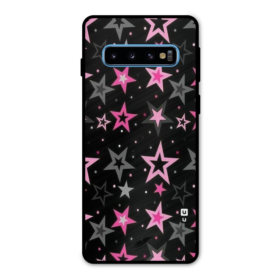 Star Outline Metal Back Case for Galaxy S10