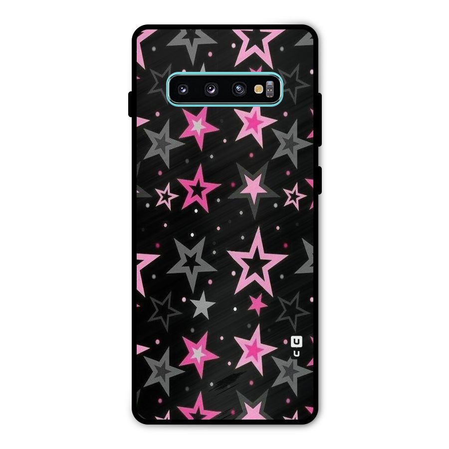 Star Outline Metal Back Case for Galaxy S10 Plus