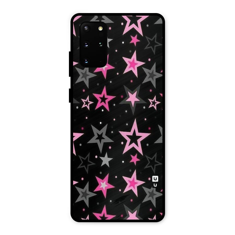 Star Outline Metal Back Case for Galaxy S20 Plus