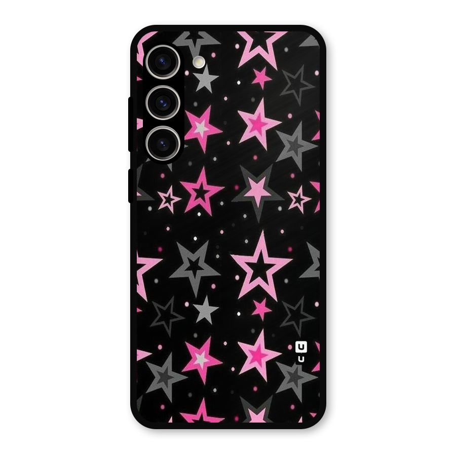 Star Outline Metal Back Case for Galaxy S23 Plus