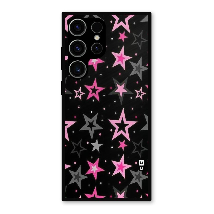 Star Outline Metal Back Case for Galaxy S23 Ultra