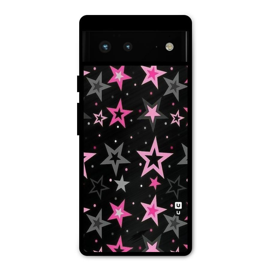 Star Outline Metal Back Case for Google Pixel 6