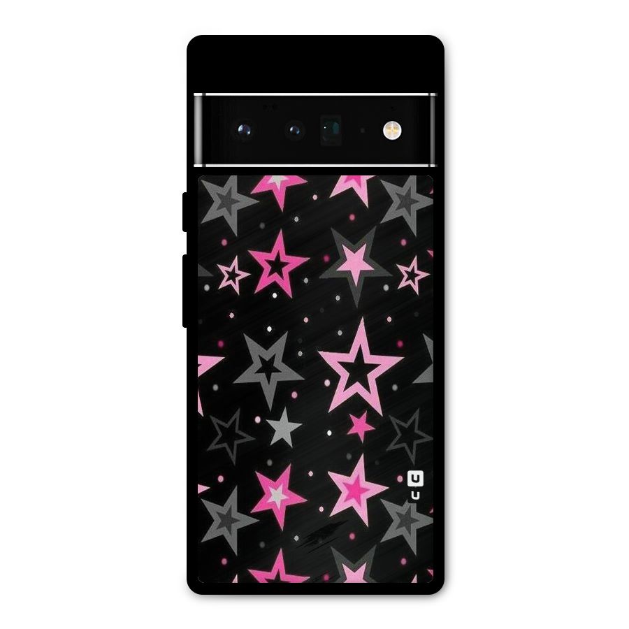Star Outline Metal Back Case for Google Pixel 6 Pro