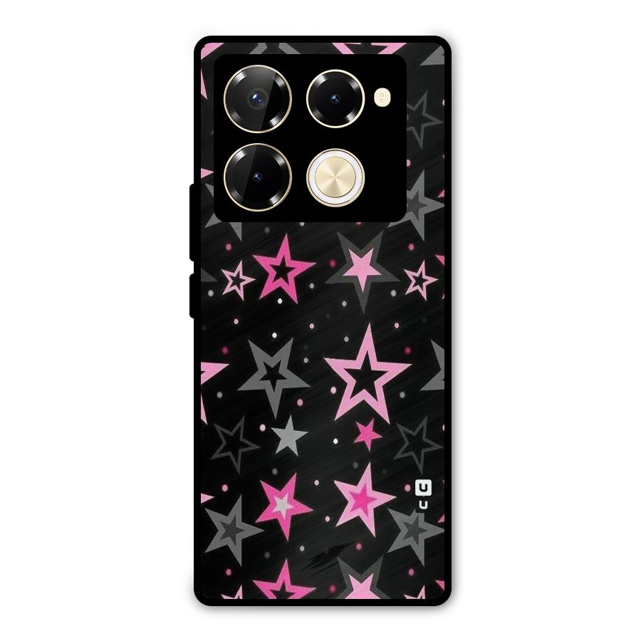 Star Outline Metal Back Case for Infinix Note 40 Pro Plus