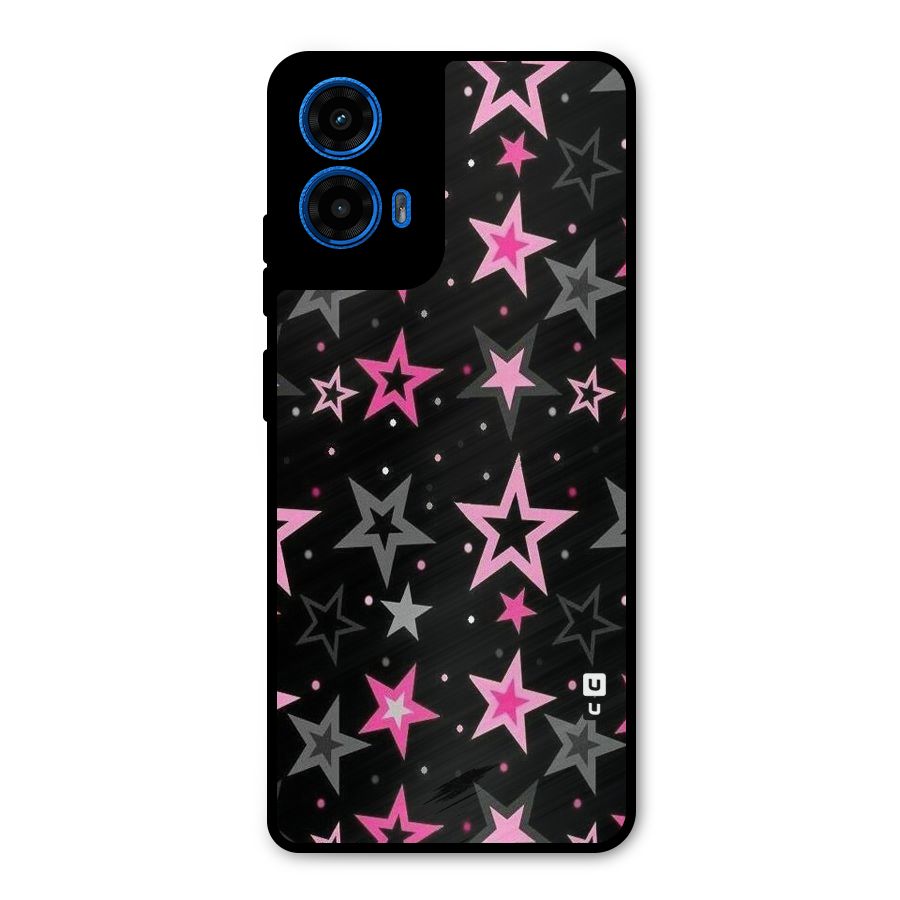 Star Outline Metal Back Case for Moto G45
