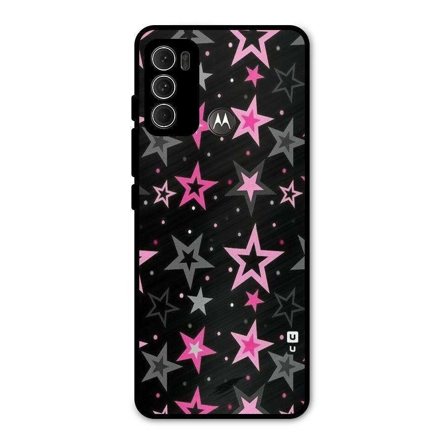 Star Outline Metal Back Case for Moto G60
