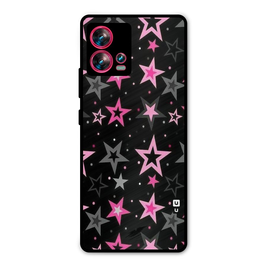Star Outline Metal Back Case for Motorola Edge 30 Fusion