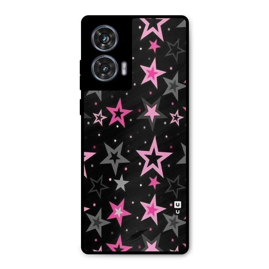 Star Outline Metal Back Case for Motorola Edge 50 Fusion
