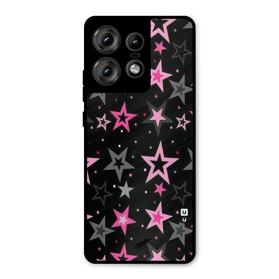 Star Outline Metal Back Case for Motorola Edge 50 Pro