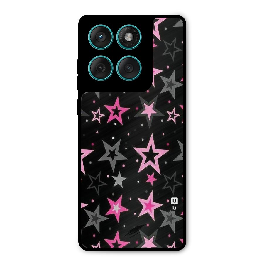 Star Outline Metal Back Case for Motorola Edge 60