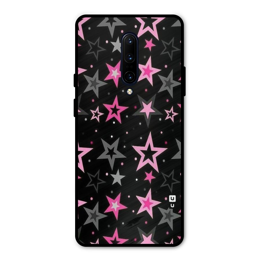 Star Outline Metal Back Case for OnePlus 7 Pro