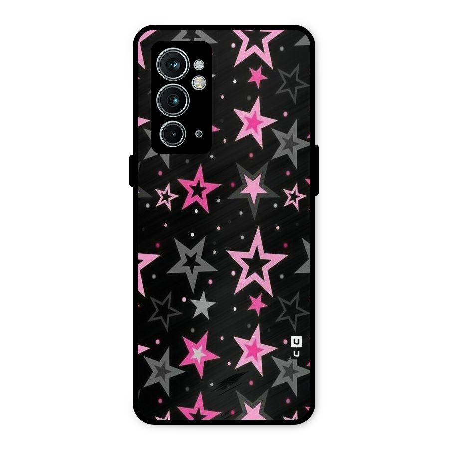 Star Outline Metal Back Case for OnePlus 9RT 5G