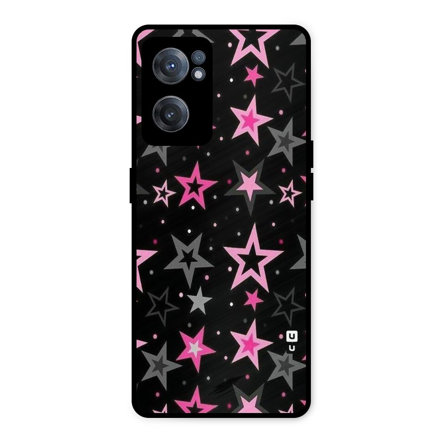 Star Outline Metal Back Case for OnePlus Nord CE 2 5G
