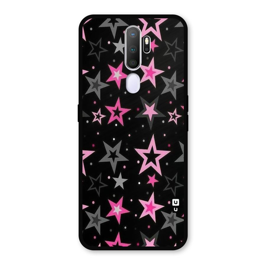 Star Outline Metal Back Case for Oppo A9 (2020)