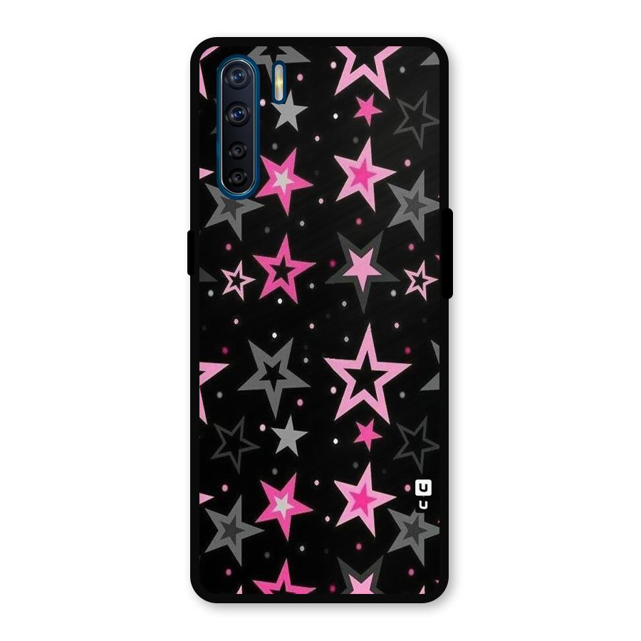 Star Outline Metal Back Case for Oppo F15
