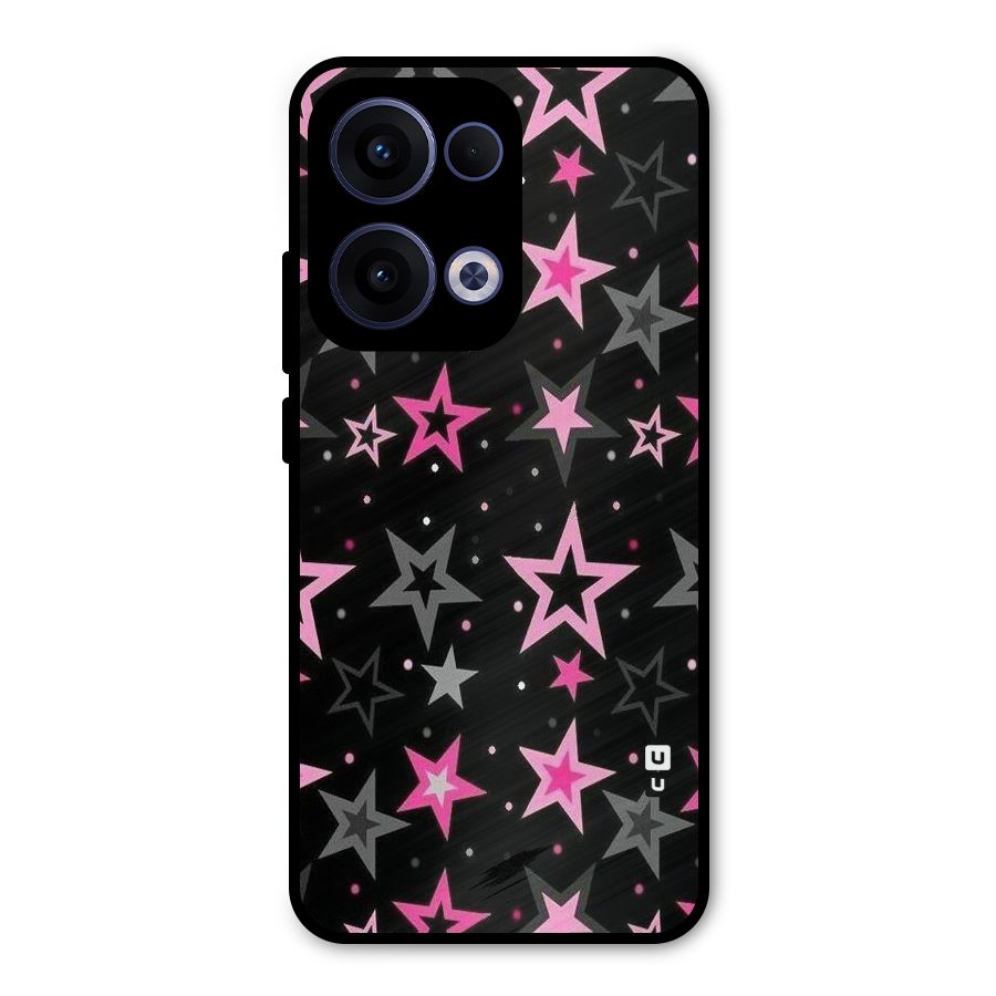 Star Outline Metal Back Case for Oppo Reno13
