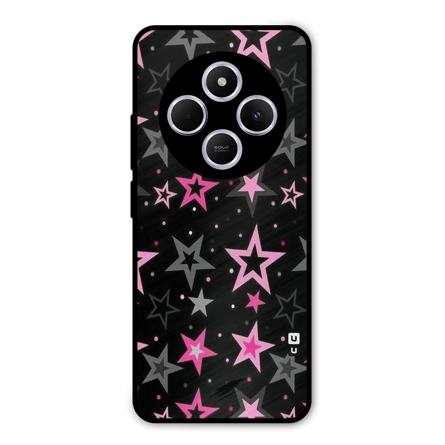 Star Outline Metal Back Case for Poco C75 5G
