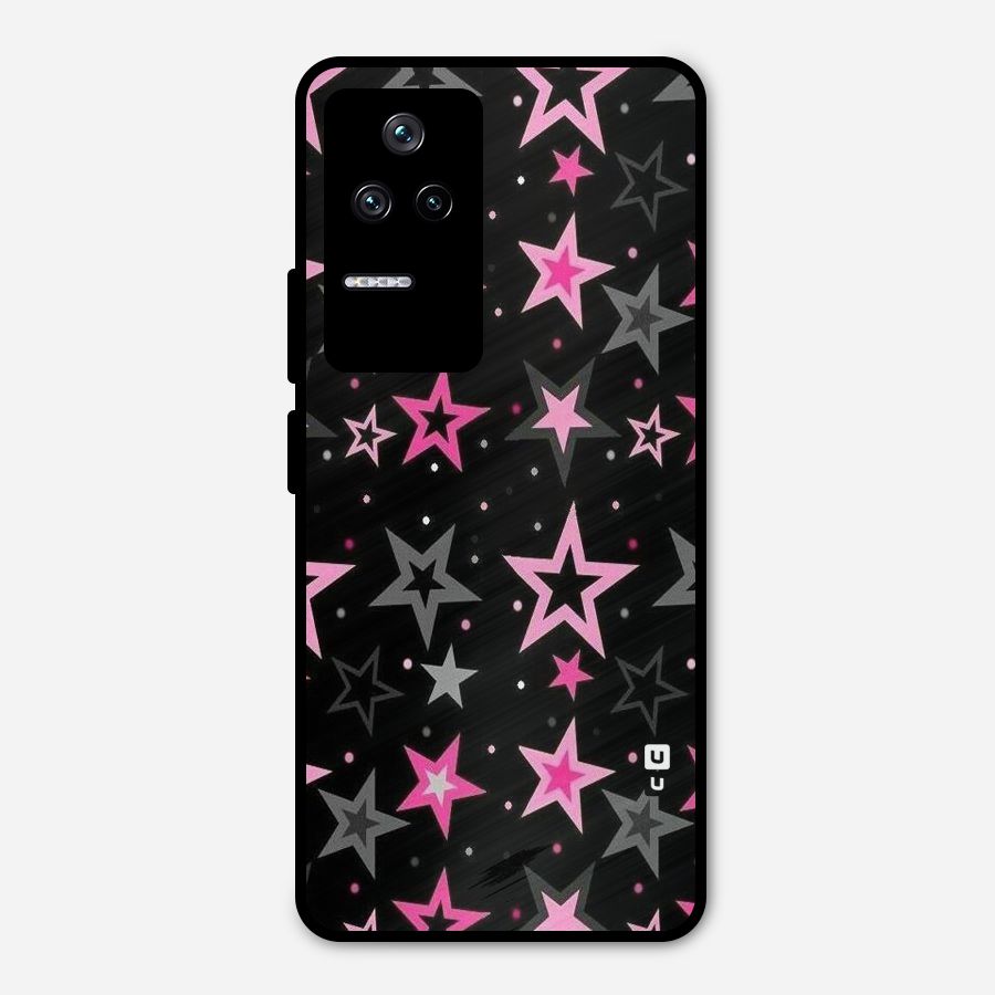 Star Outline Metal Back Case for Poco F4 5G
