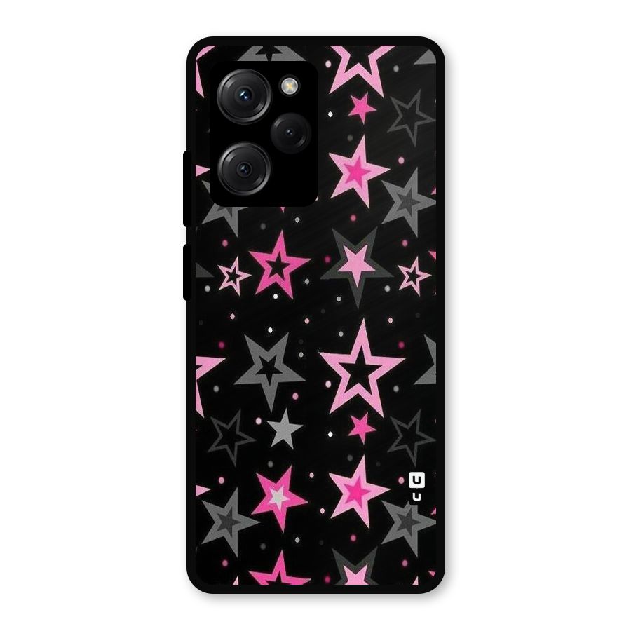 Star Outline Metal Back Case for Poco X5 Pro