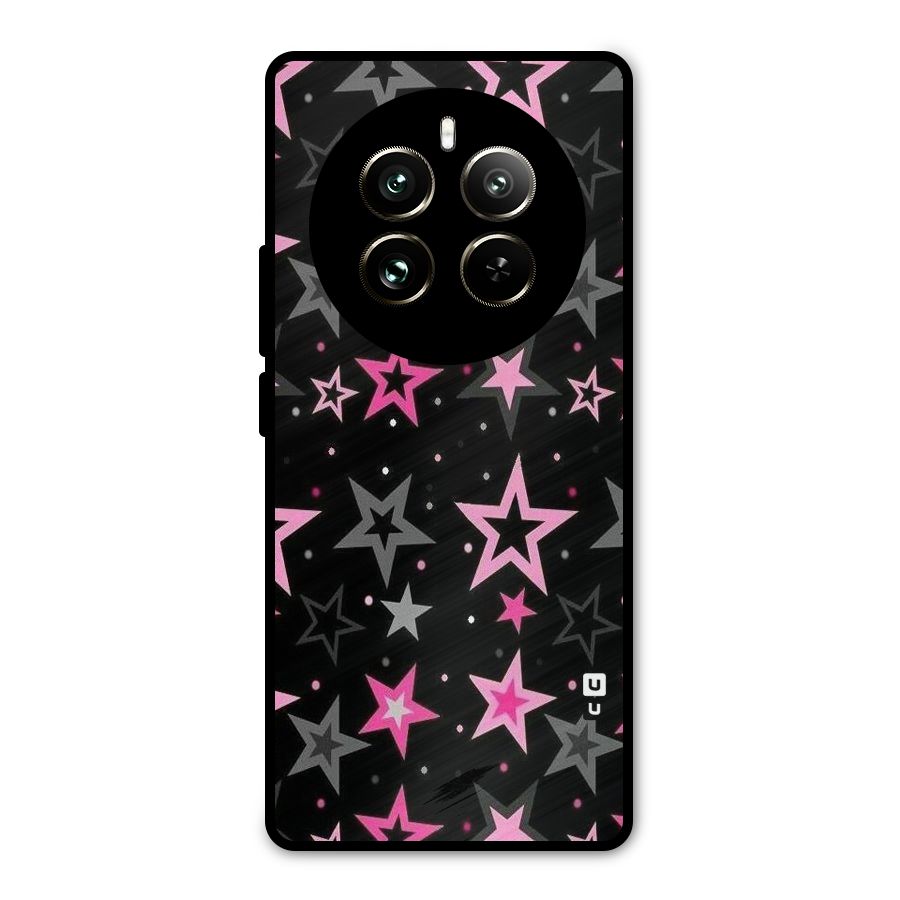 Star Outline Metal Back Case for Realme 12 Pro