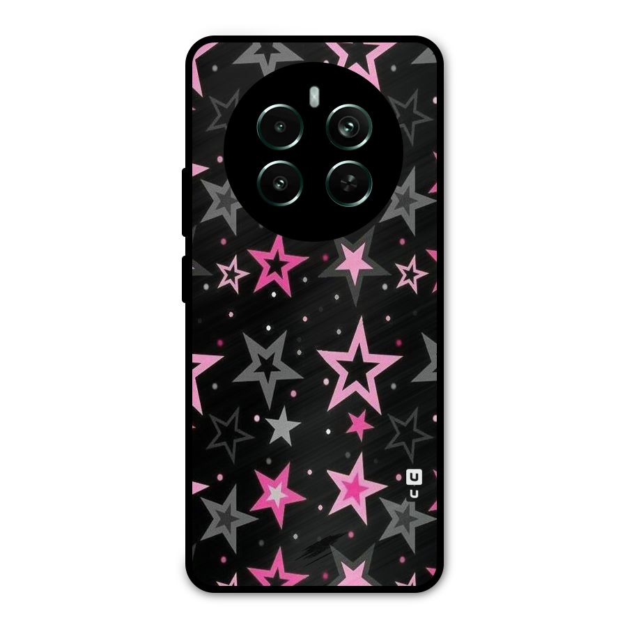 Star Outline Metal Back Case for Realme 12 Pro Plus