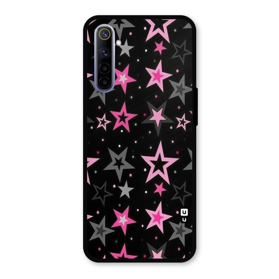Star Outline Metal Back Case for Realme 6
