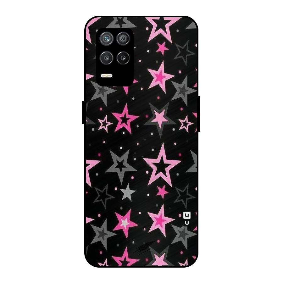 Star Outline Metal Back Case for Realme 8 5G