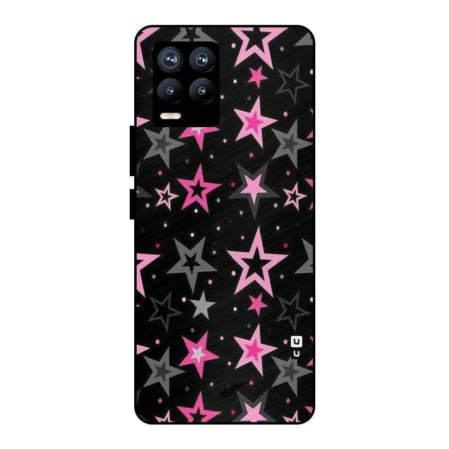 Star Outline Metal Back Case for Realme 8 Pro
