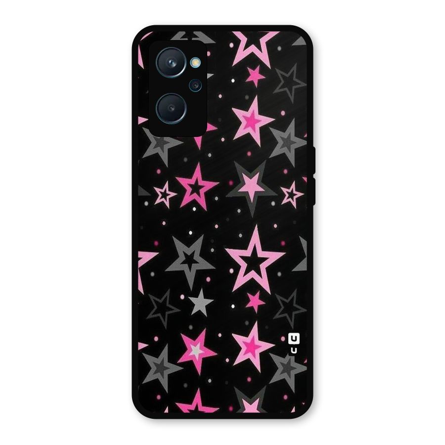 Star Outline Metal Back Case for Realme 9i
