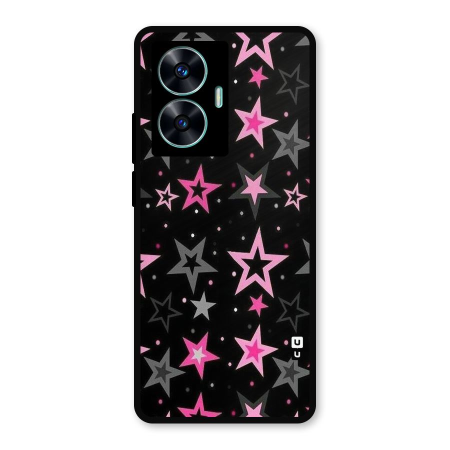 Star Outline Metal Back Case for Realme C55