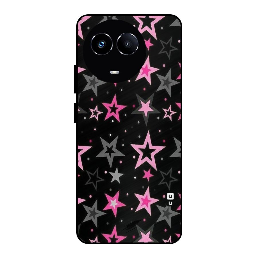 Star Outline Metal Back Case for Realme Narzo 60X