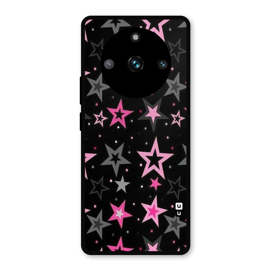 Star Outline Metal Back Case for Realme Narzo 60 Pro