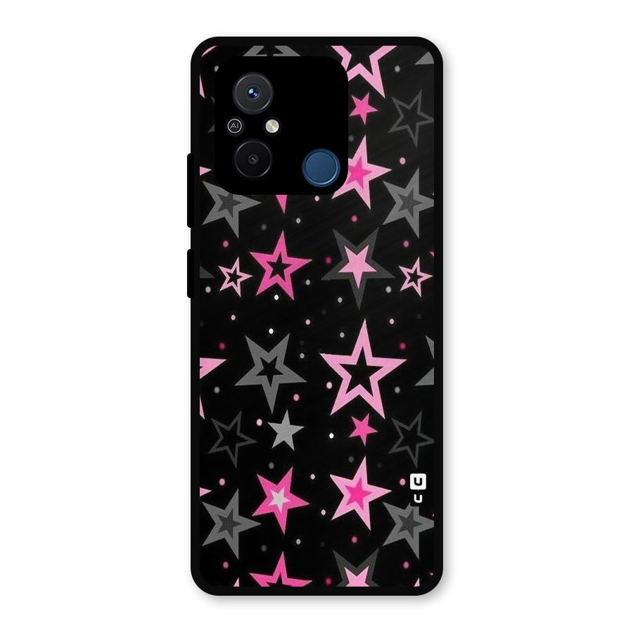 Star Outline Metal Back Case for Redmi 12C