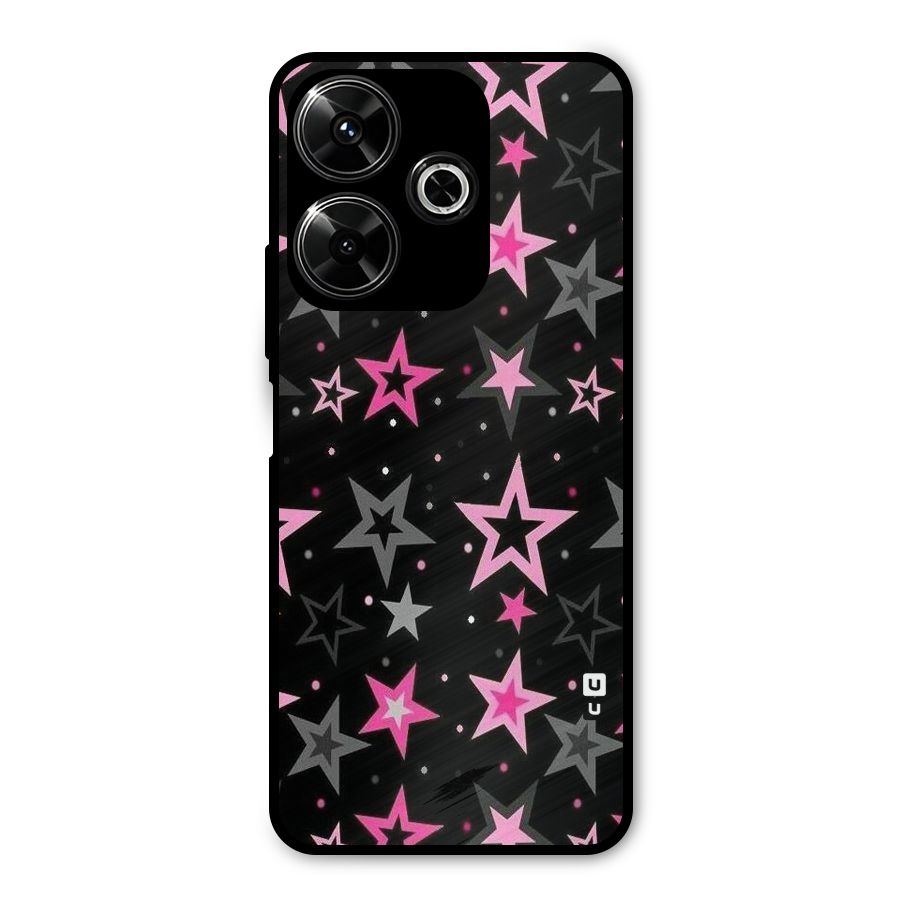 Star Outline Metal Back Case for Redmi 13 5G