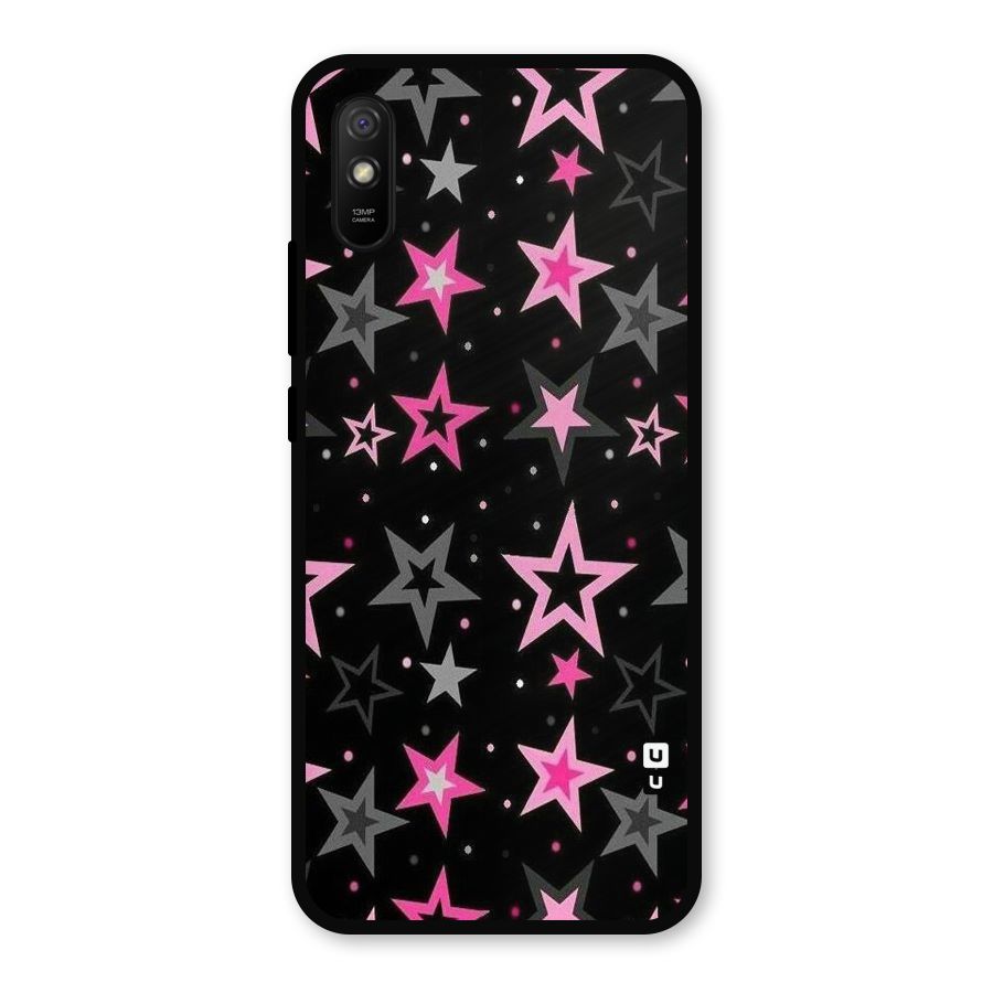 Star Outline Metal Back Case for Redmi 9i