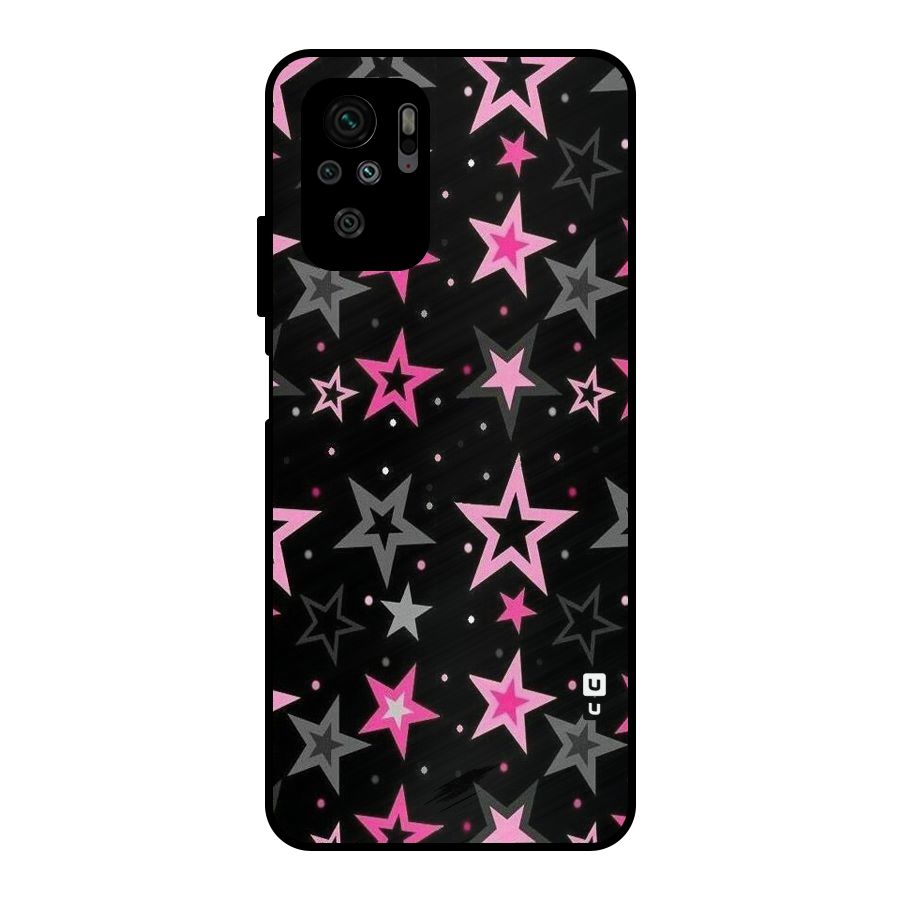 Star Outline Metal Back Case for Redmi Note 10S