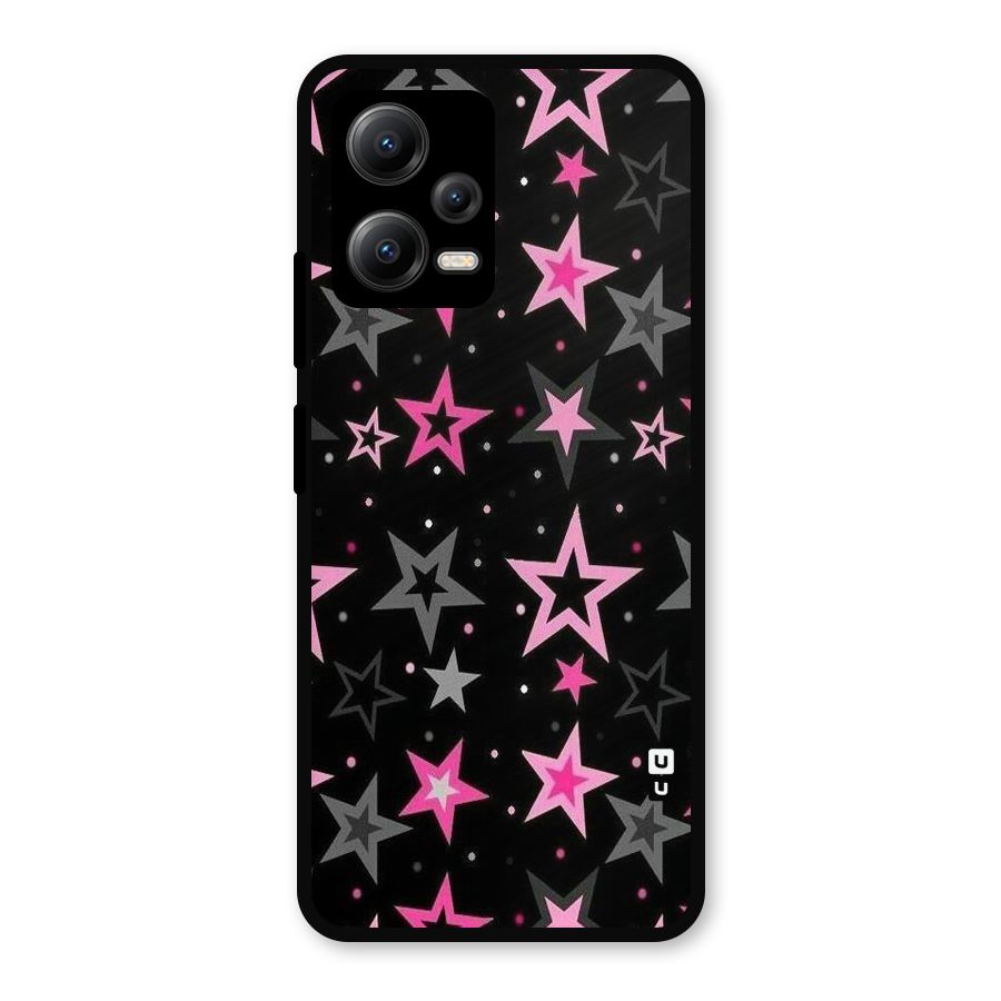 Star Outline Metal Back Case for Redmi Note 12 5G