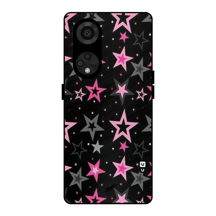 Star Outline Metal Back Case for Reno8 T 5G