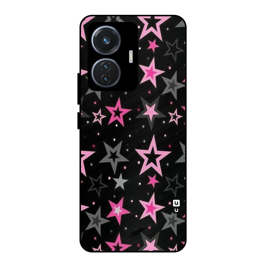 Star Outline Metal Back Case for Vivo T1 44W