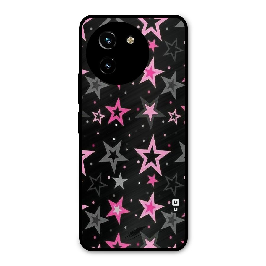 Star Outline Metal Back Case for Vivo T3x