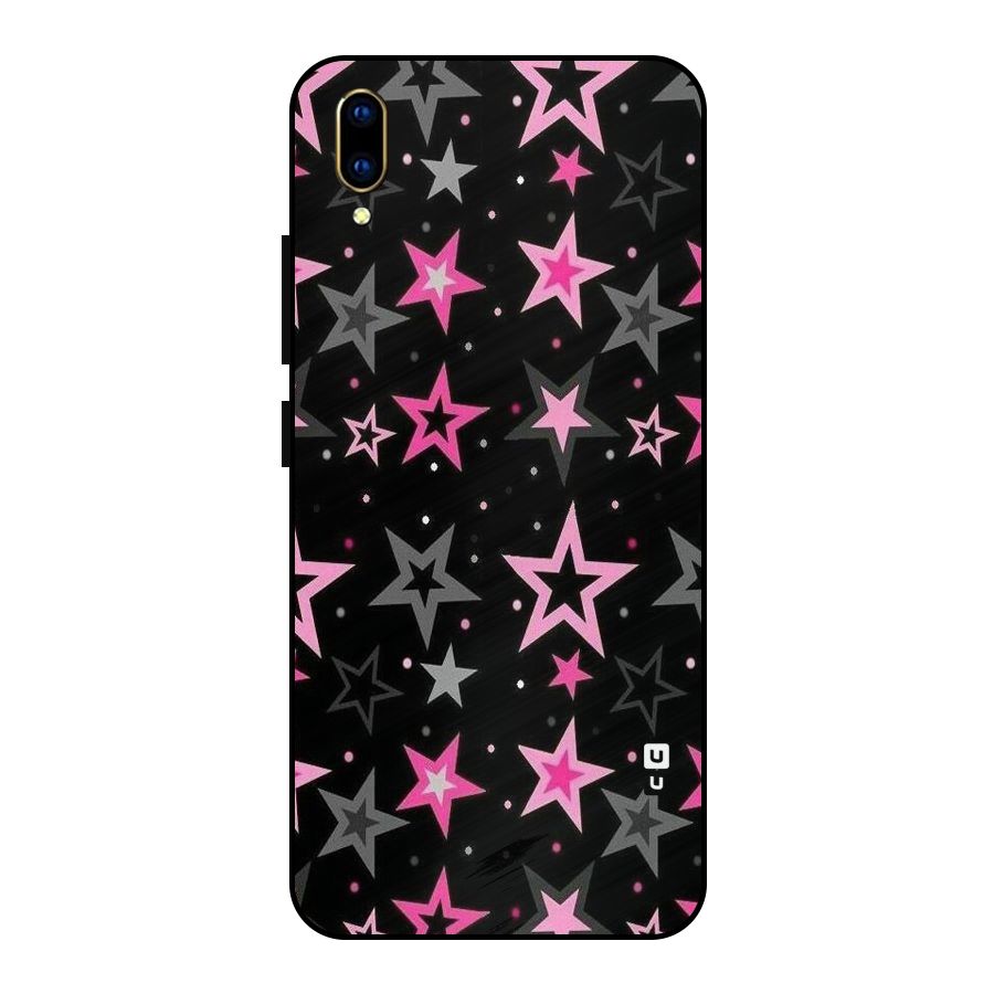 Star Outline Metal Back Case for Vivo V11 Pro