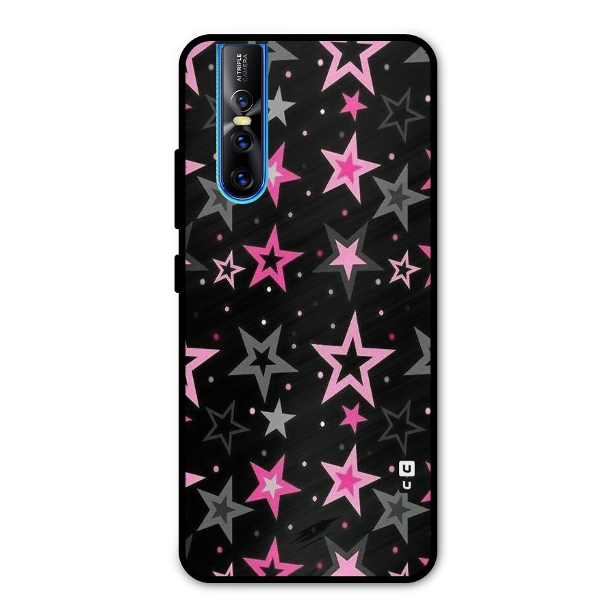 Star Outline Metal Back Case for Vivo V15 Pro