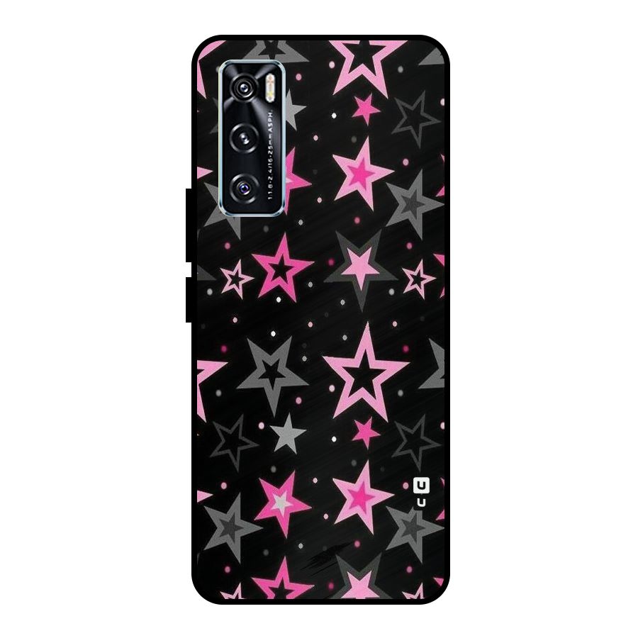 Star Outline Metal Back Case for Vivo V20 SE
