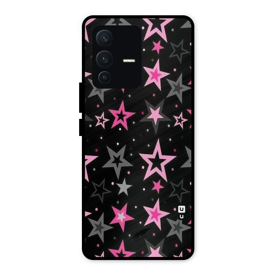 Star Outline Metal Back Case for Vivo V23 5G