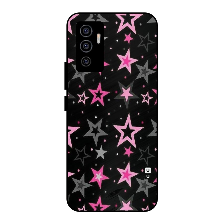 Star Outline Metal Back Case for Vivo V23e
