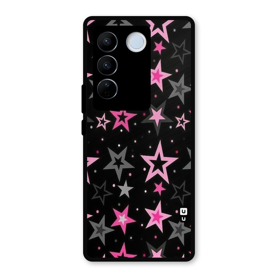 Star Outline Metal Back Case for Vivo V27